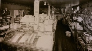 This is my grandparents' store. My grandfather, Fred Taylor is on the left.